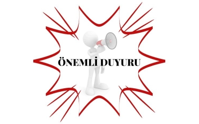 ÖNEMLİ DUYURU